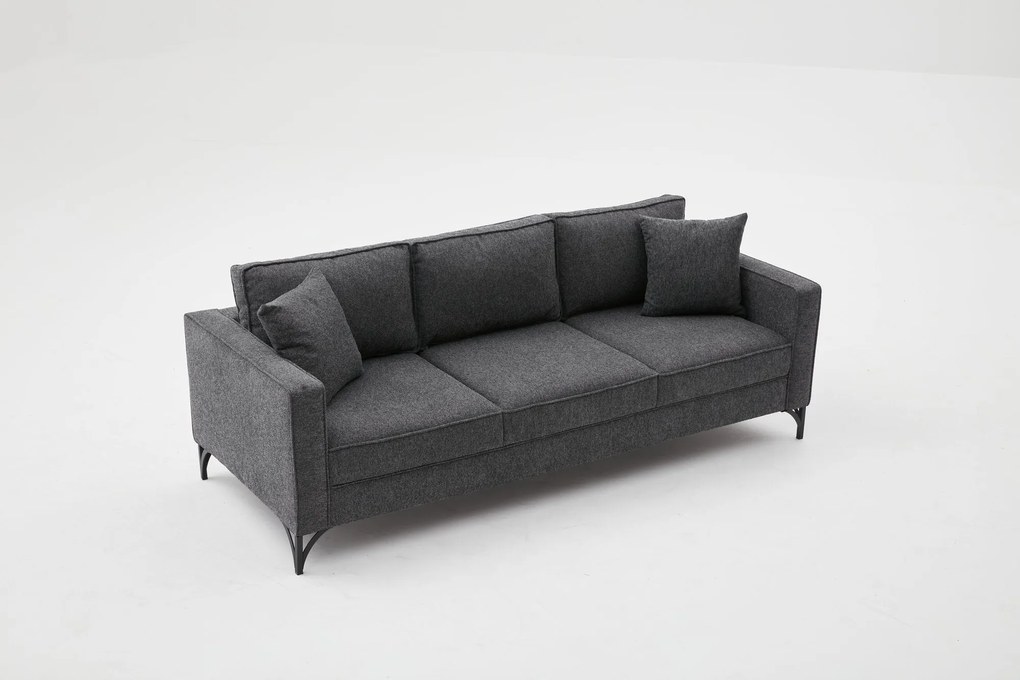 Canapea Berlin - Anthracite, Black