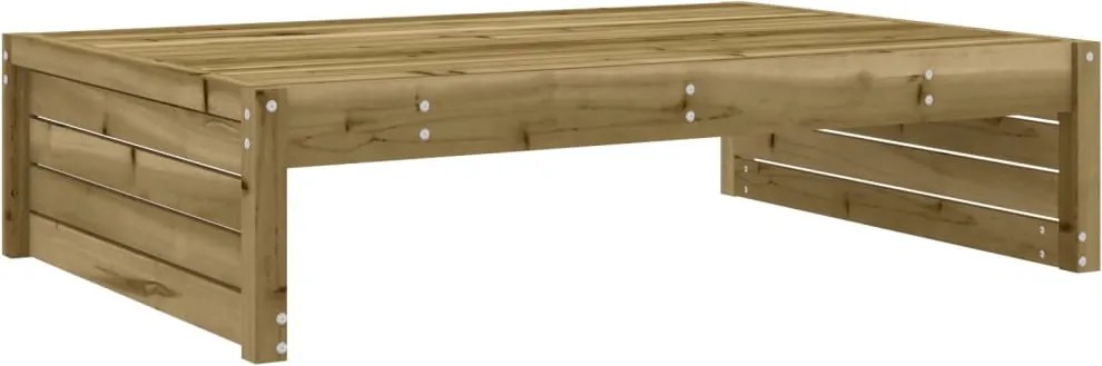 vidaXL Taburet de grădină, 120x80 cm, lemn de pin impregnat