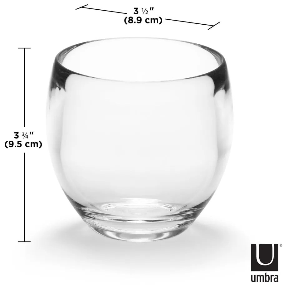 Suport pentru periuța de dinți din plastic Droplet – Umbra