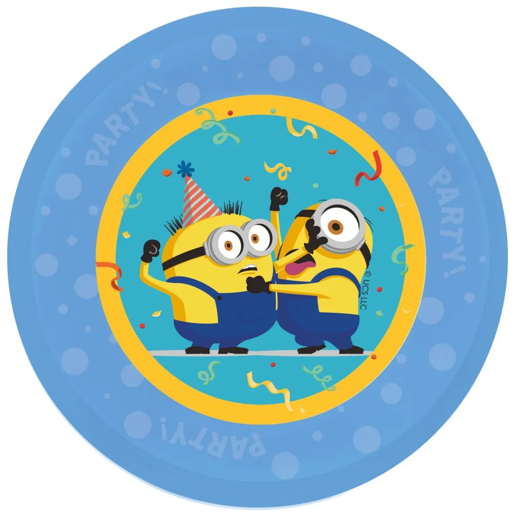 Minionii The Rise of Gru set de farfurii plate din plastic micro premium, 4 bucăți, 21 cm