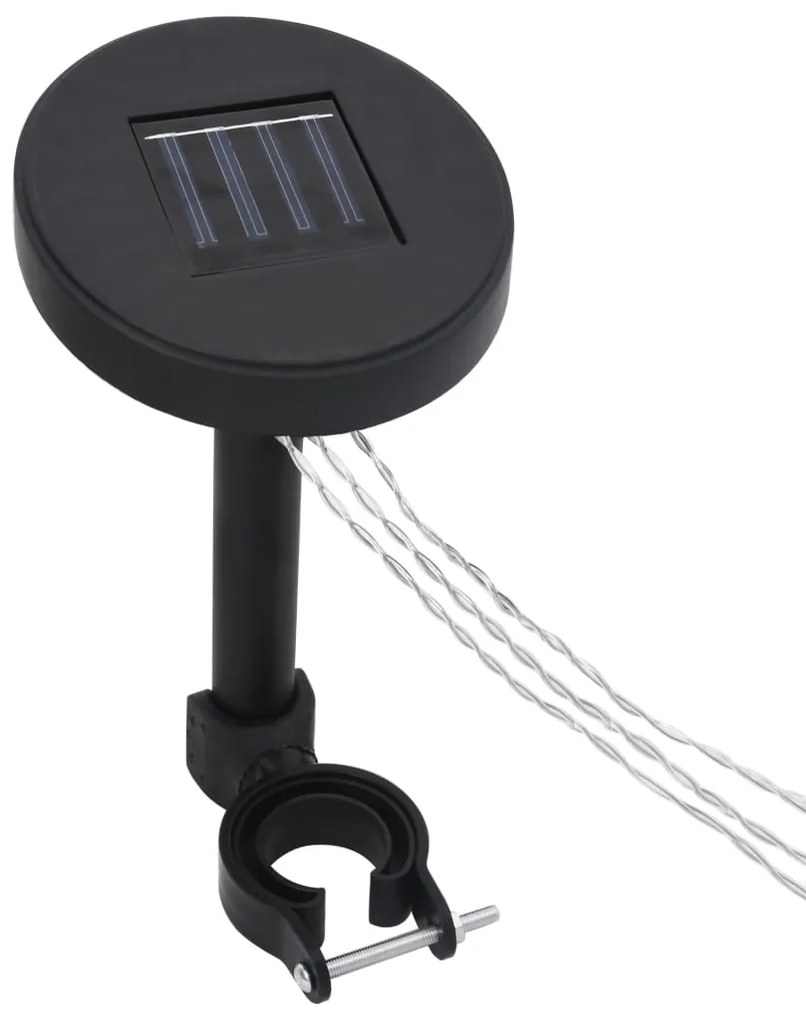 Pavilion cu perdele  siruri lumini LED, antracit, 3x3 m Antracit, 3 x 3 m