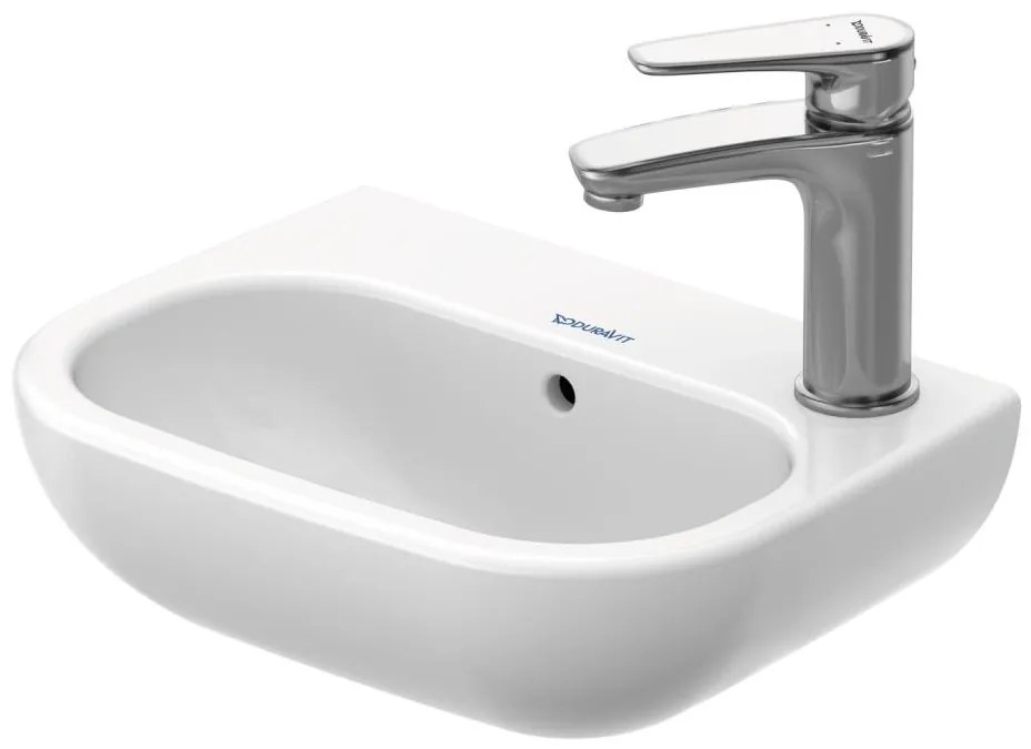 Duravit 7053600082 - Lavoar suspendat D-CODE 36 x 27 cm, ceramică, alb lucios