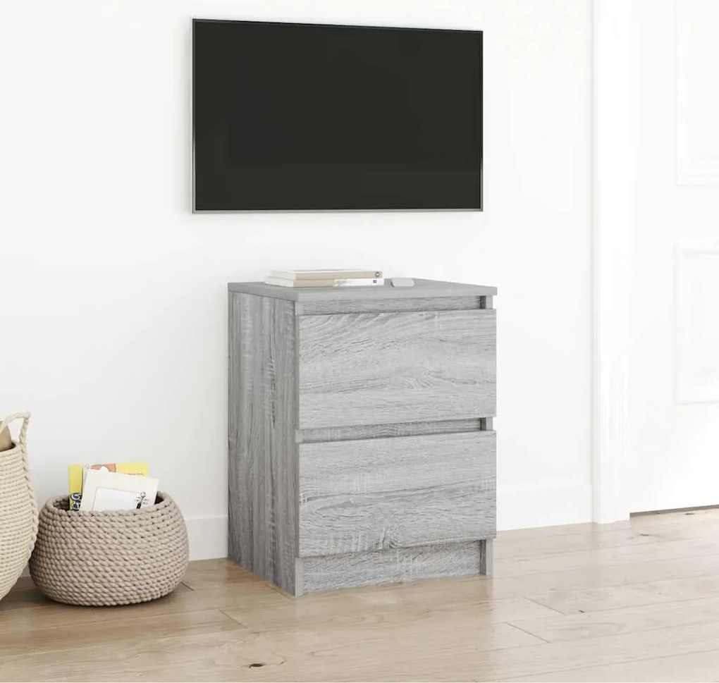vidaXL Dulap TV Gri Sonoma 40x35x54 cm lemn prelucrat