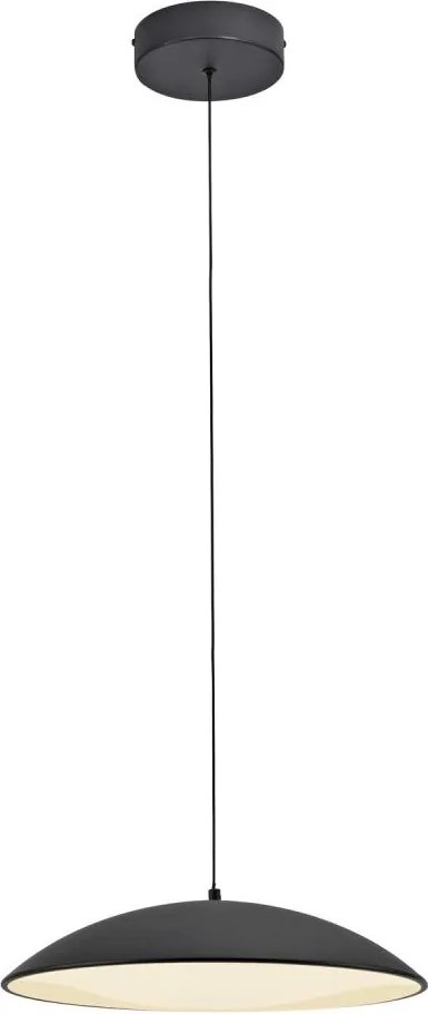 Schöner Wohnen LENTE 14606-18-LED, lustru suspendat pe cablu cu dimmer, LED 17 W, 230 V, Ø 40 cm, negru