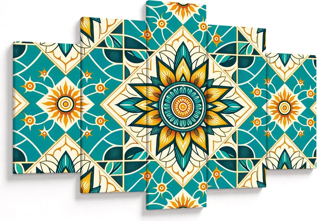 Tablou - Model turcoaz (150x105 cm)