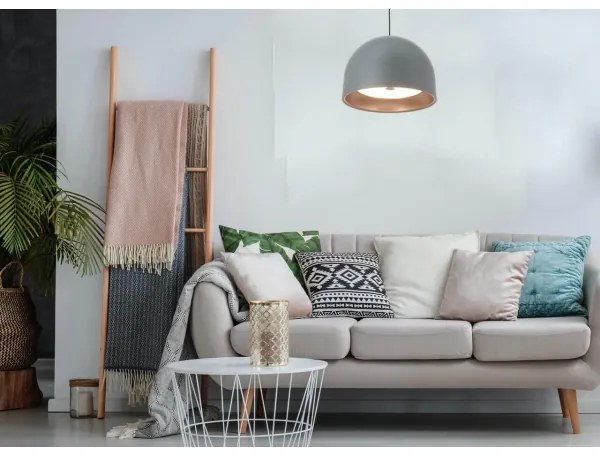 Lustră pe cablu GRAVITY 3xE27/7W/230V gri Klausen 113006