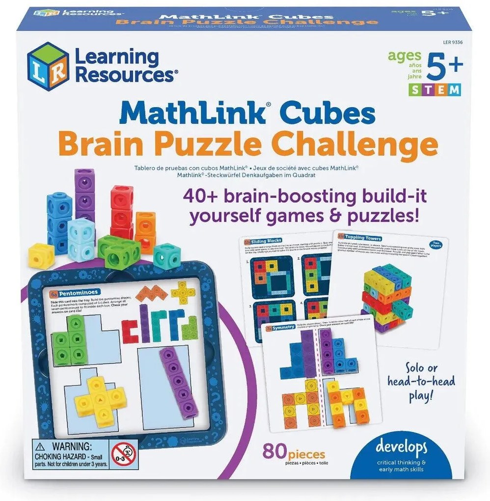 SET MATHLINK® - COLECTIE DE JOCURI DE LOGICA - LEARNING RESOURCES (LER9336)