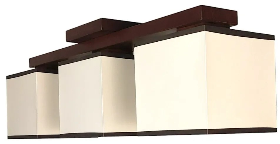 Lustra rustica fabricata manual din lemn Lido
