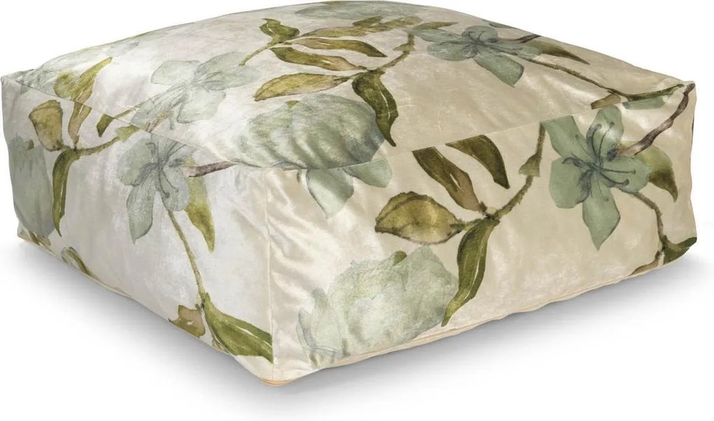 Perna de catifea pentru podea EMILE 60x60 cm verde