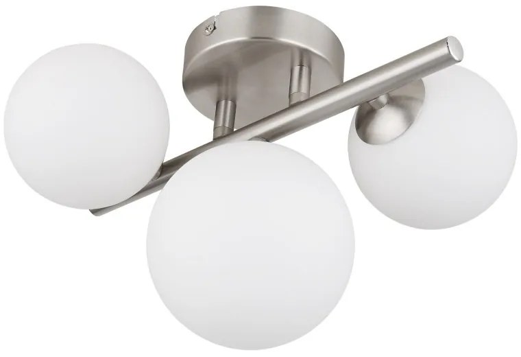 Plafoniera 3L design modern Riha nichel