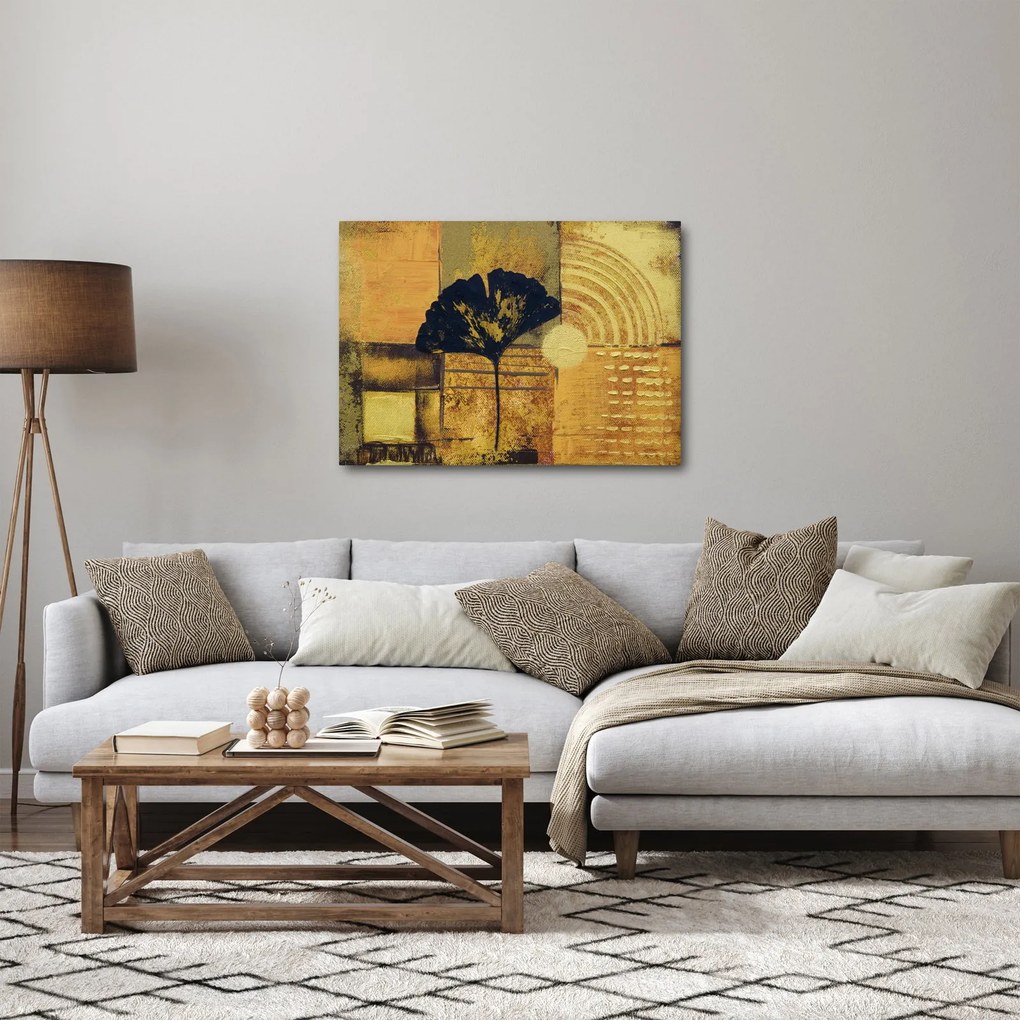 Tablou - Frunza ginkgo (70x50 cm)