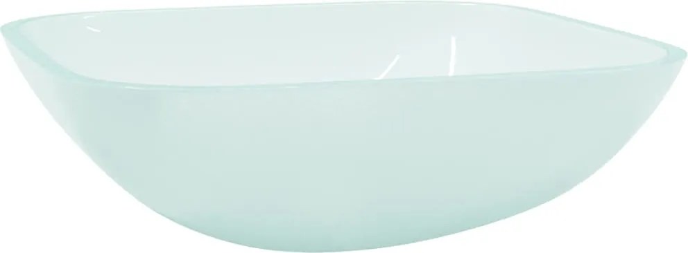 vidaXL Chiuvetă din sticlă, 42x42x14 cm, mată