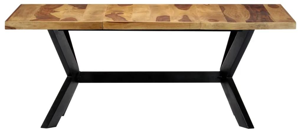 247432 vidaXL Masă de bucătărie, 180 x 90 x 75 cm, lemn masiv de sheesham