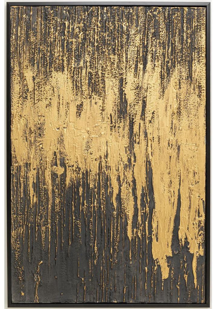 Tablou cu rama Abstract Negru 80x120cm