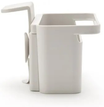 Organizator pentru chiuveta Brabantia SinkSide 1003311, Fixare pe peretele chiuvetei, Fund perforat, Gri deschis