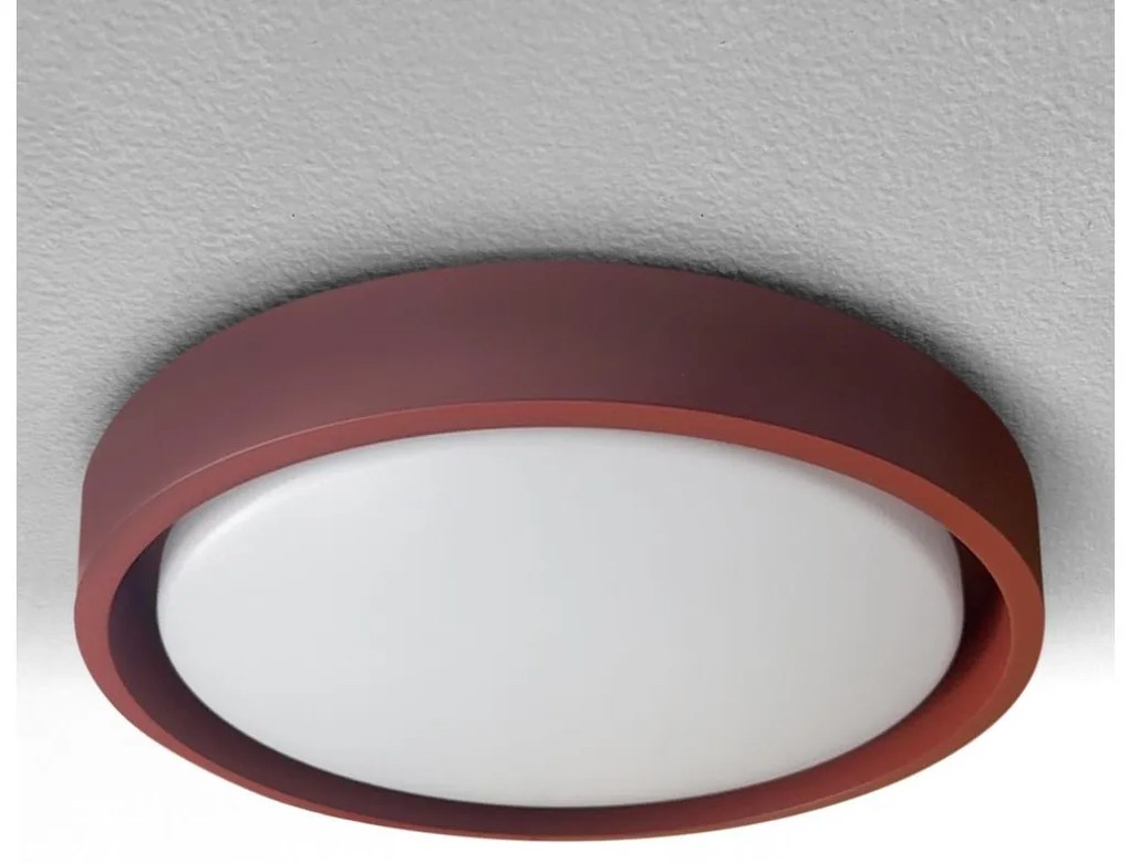 Brilagi - Lampă de tavan MATTEO LED/24W/230V, Ø 31 cm, roșie