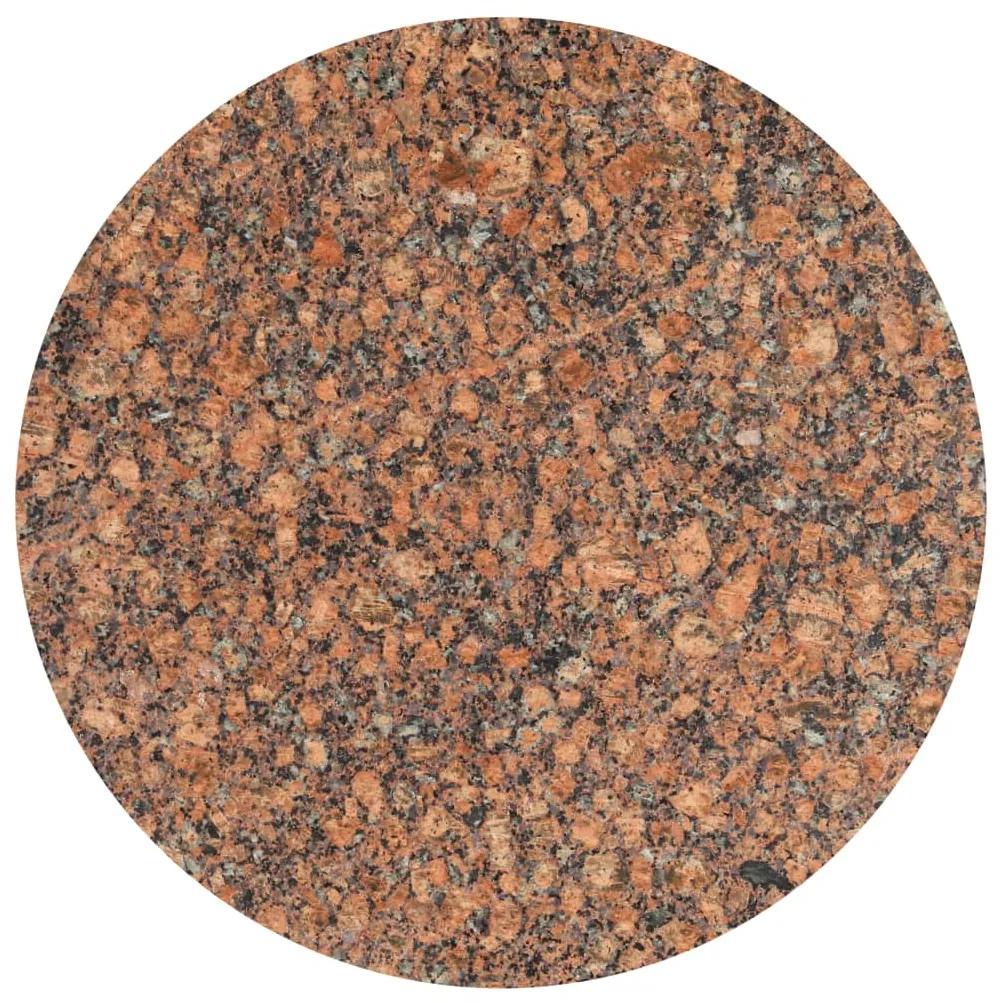 Masuta de cafea maro 60x60x35 cm piatra cu textura de marmura 1, Maro, 60 x 60 x 35 cm