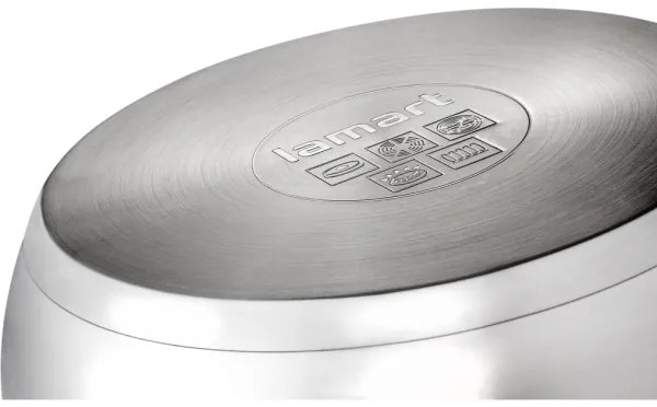 Set de vase de gătit 8 buc. oțel inoxidabil Lamart