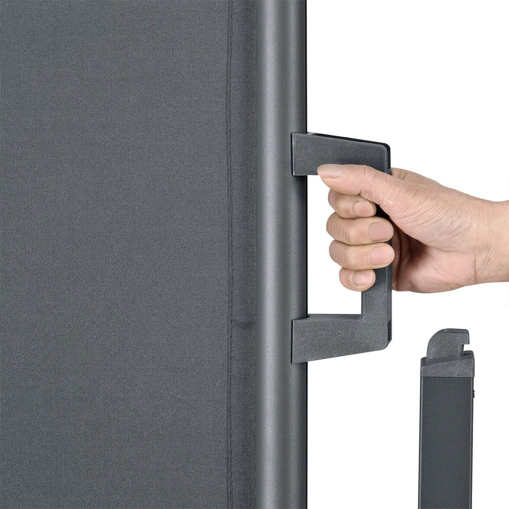 Juskys Copertina laterala Dubai 300 x 160 cm - gri