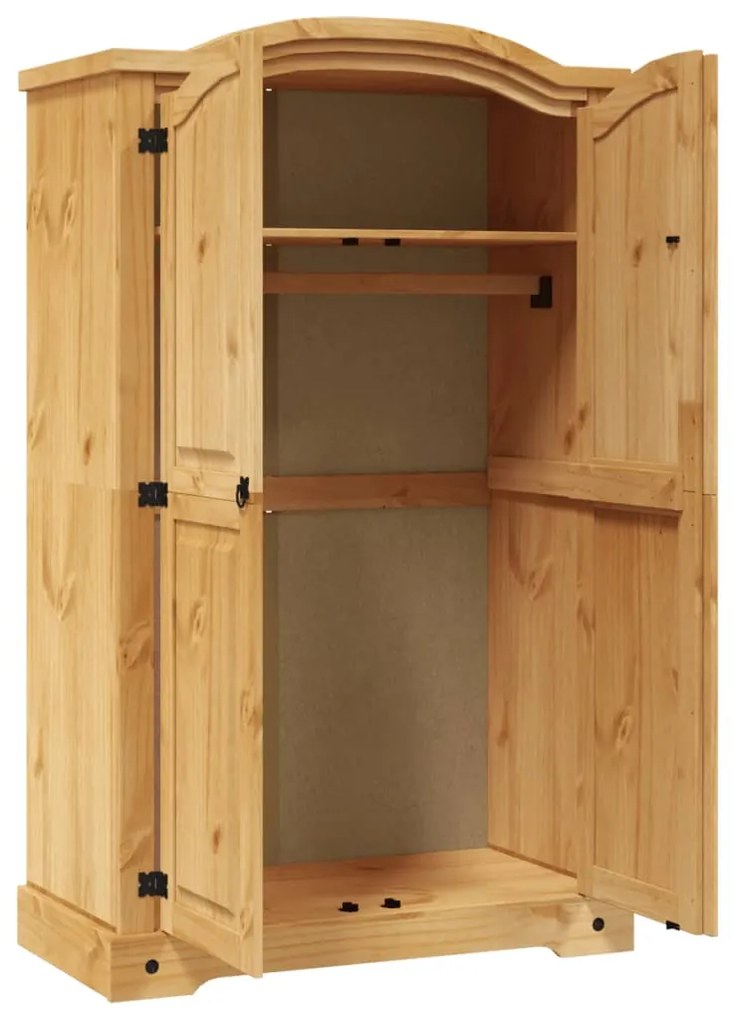 Sifonier din lemn de pin mexican cu 2 usi, colectie Corona