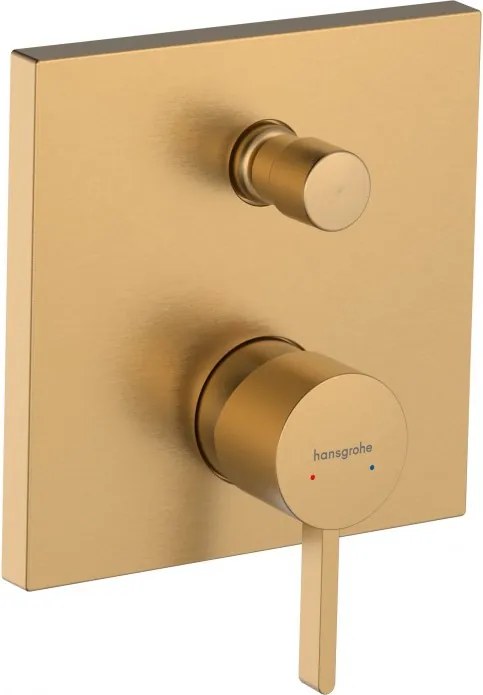 Baterie cada/dus incastrata, Hansgrohe Finoris, bronz periat, 76415140