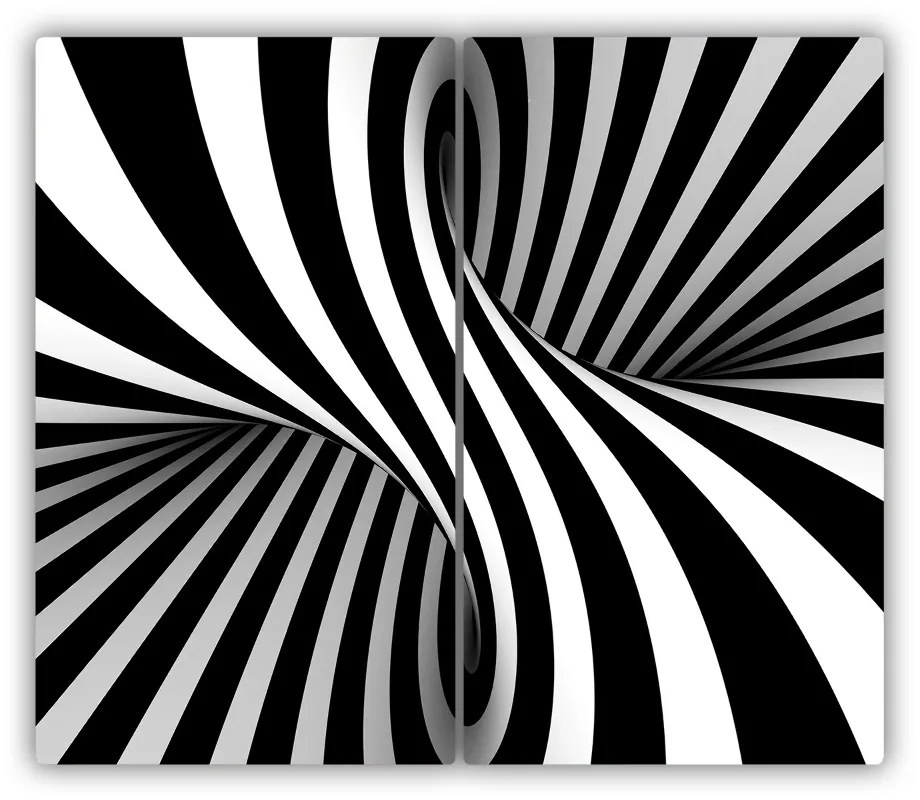 Tocator din sticla vortex abstractizare