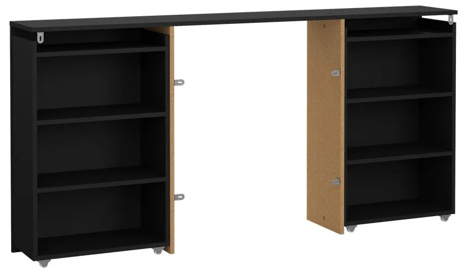 Tăblie de pat neagră 165x80 cm Naia – Tvilum