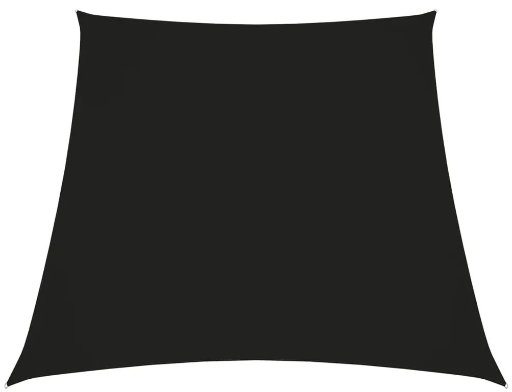 vidaXL Parasolar, negru, 3/5x4 m, țesătură oxford, trapez