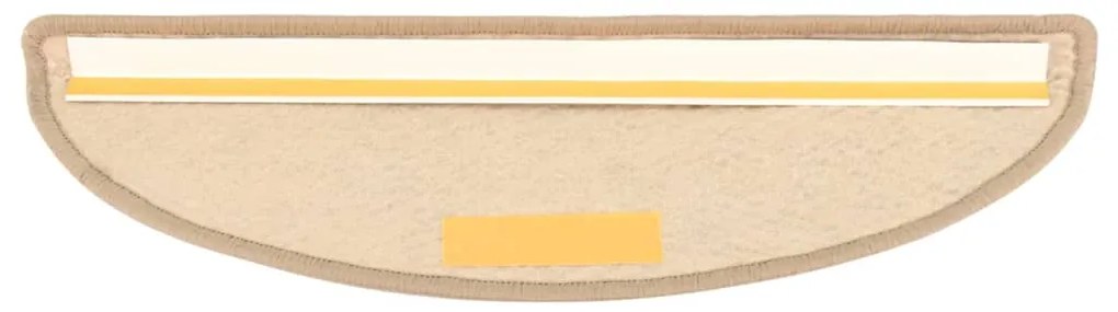 Covorase scari autoadezive 15 buc. nisipiu 56x20cm aspect sisal 15, Nisip, 56 x 20 cm