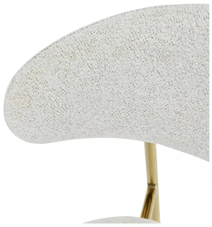 Scaun de bucătărie Sally III, crem / auriu