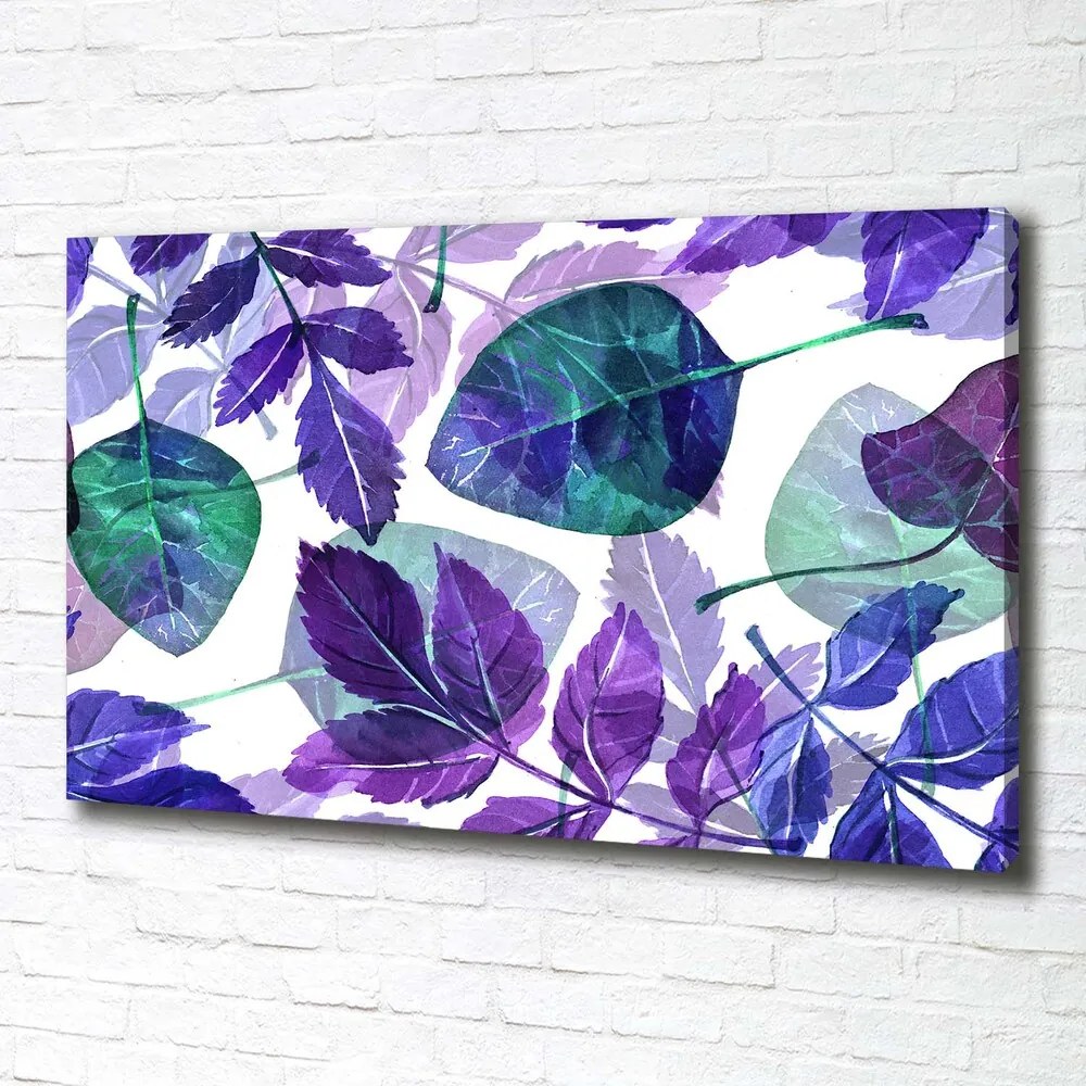 Print pe canvas Frunze colorate