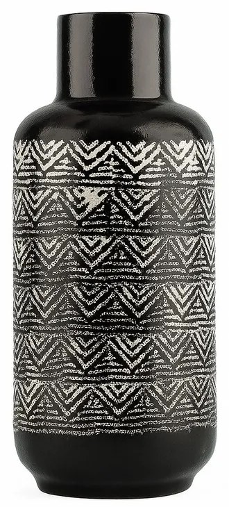 Vaza din ceramica YL711 Zuba , alb-negru