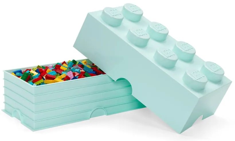 Cutie depozitare LEGO®, albastru deschis