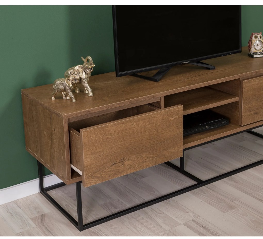 Mobilier living Lexuna 2 (Nuc + Negru). 1089092
