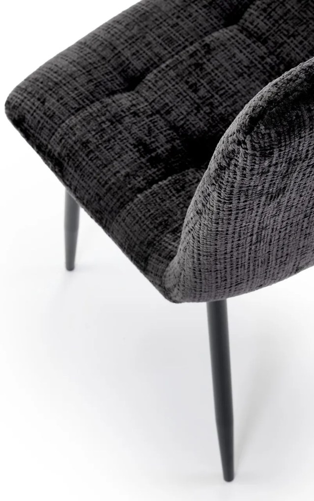 Scaun K547 stofa negru H87 cm
