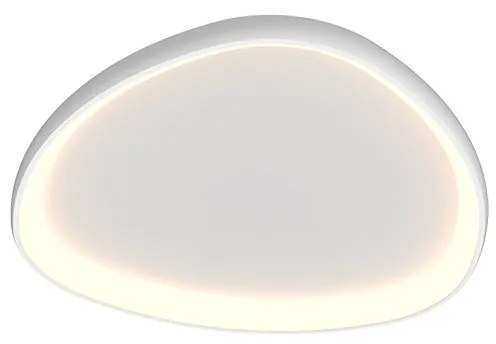 Plafoniera LED dimabila design slim Axel alba 60cm