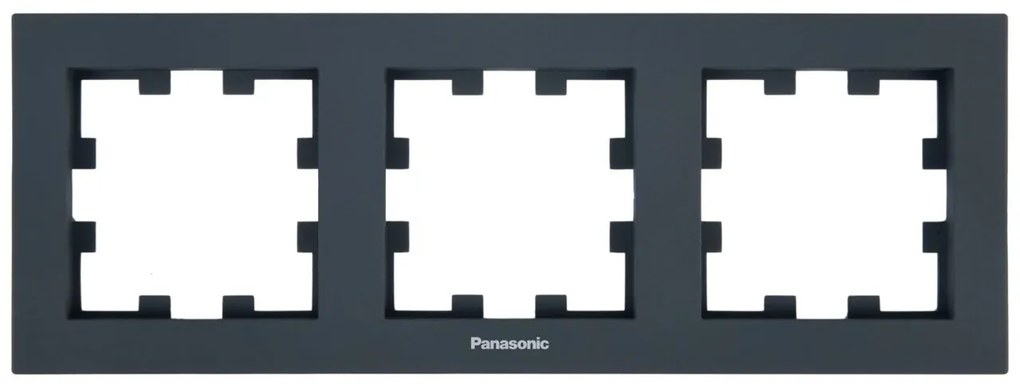 Rama tripla orizontala, IP20, Night, Panasonic Karre Plus 55 Soft Touch