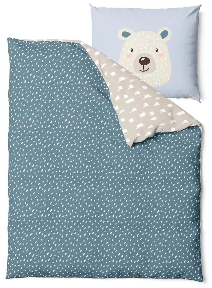 Lenjerie de pat pentru copii din bumbac 140x200 cm Bear – Bonami Selection