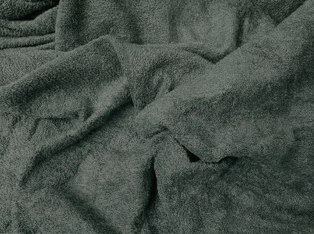 Cearsaf Frote EXCLUSIVE verde-gri 160x200 cm