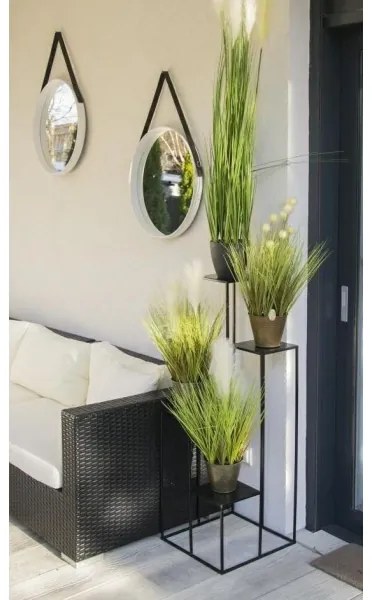 Suport de flori 110x40 cm negru