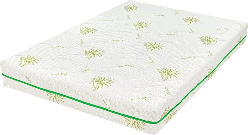 Saltea Ortopedica Bedora Aloe Vera iSomn 180x200 cm, memory foam, medie, 18 cm, anatomica, husa textil hipoalergenica cu aloe vera