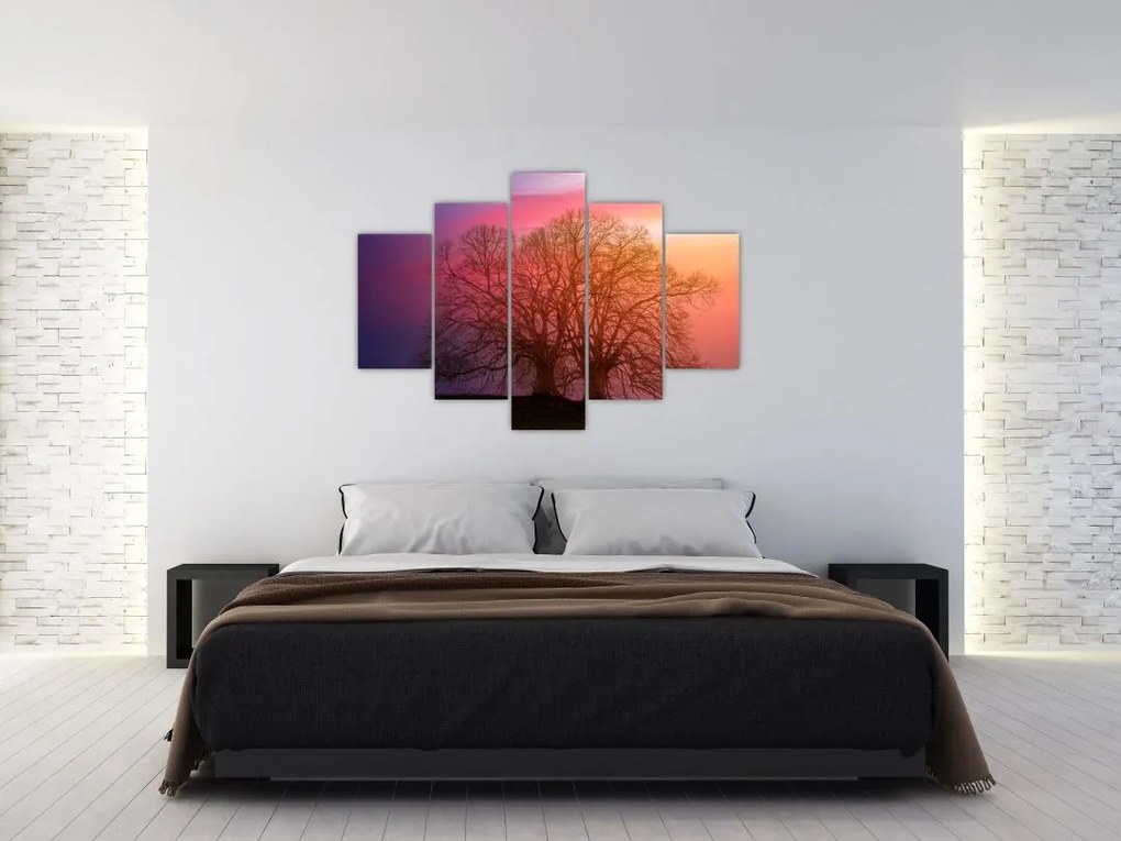 Tabloul pomilor în ceață (150x105 cm)