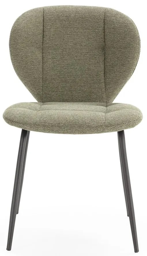 Scaune de dining verde 2 buc. Maori – Marckeric