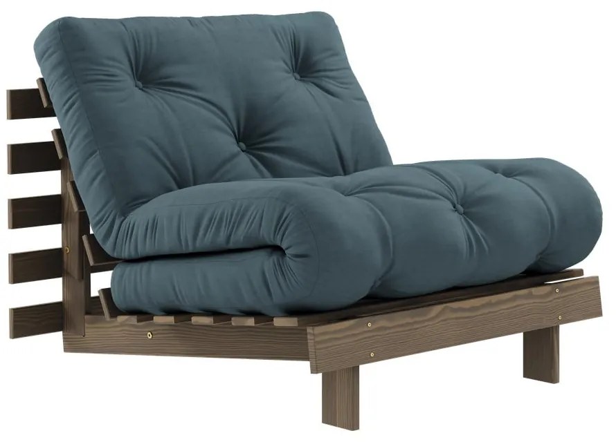 Fotoliu albastru petrol Roots – Karup Design