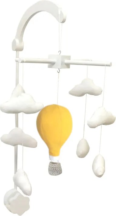 BABY Carusel Patut Balon cu aer cald Galben