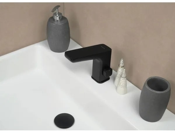 Baterie de lavoar cu senzor cu funcție de reglare Deante BQH_N29R HIACYNT 4xAA negru