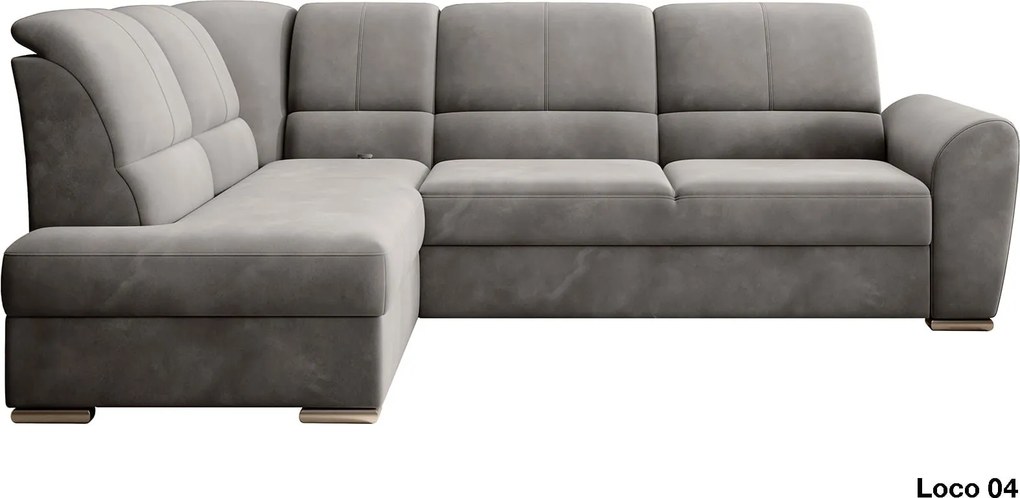 Colțar lemn masiv Extensibil Samara 270x186cm Ladă Depozitare Personalizabil - Loco 04, Dreapta
