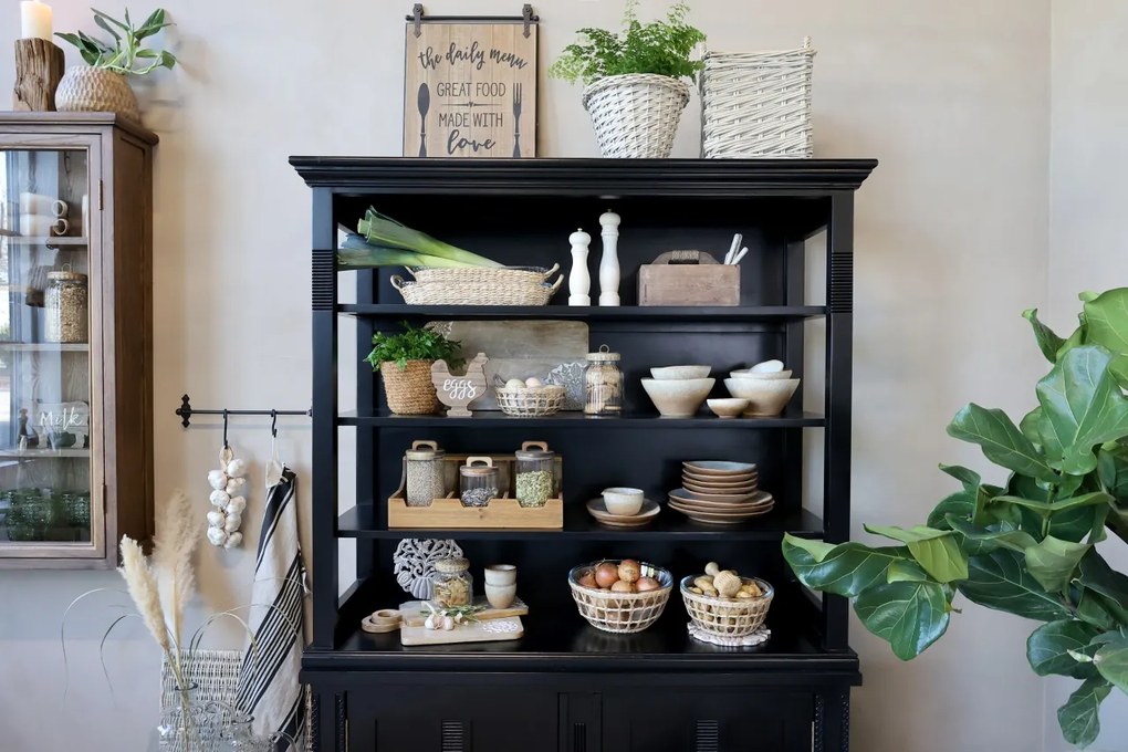Tavă din sticlă termorezistentă pentru cuptor cu suport din răchită, 34.5×21 cm
