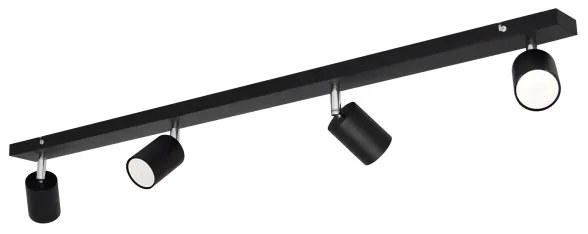 Spot LED TUNE 4xGU10/4,8W/230V negru