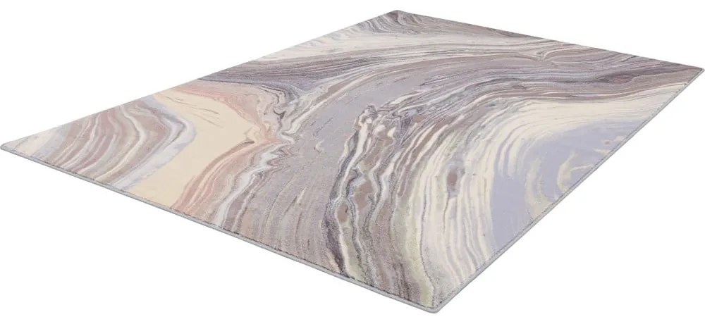 Covor gri din lână 200x300 cm Agate – Agnella